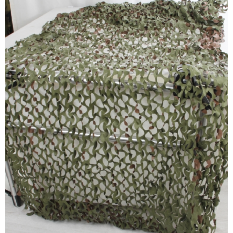 RETE WOODLAND MILITARE CAMO SENZA SUPPORTO ALTEZZA MT 2.4 x 3 mt