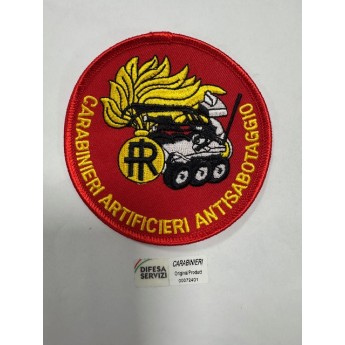 Patch toppa del nucleo Artificieri Anti sabotaggio dell'Arma dei Carabinieri