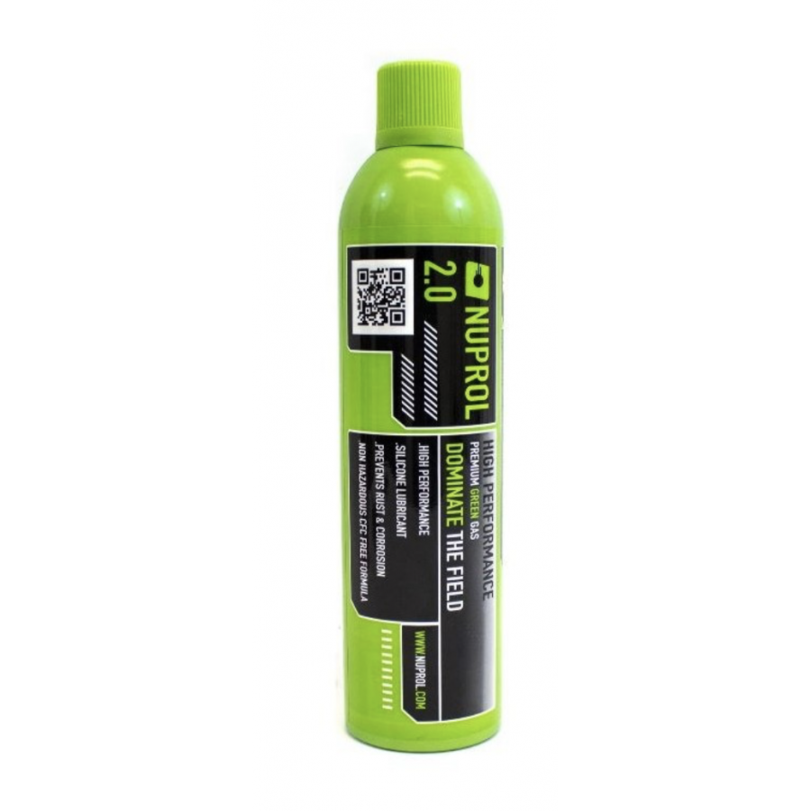 Bomboletta nuprol 2.0 da soft air di Green Gas da 500 ml