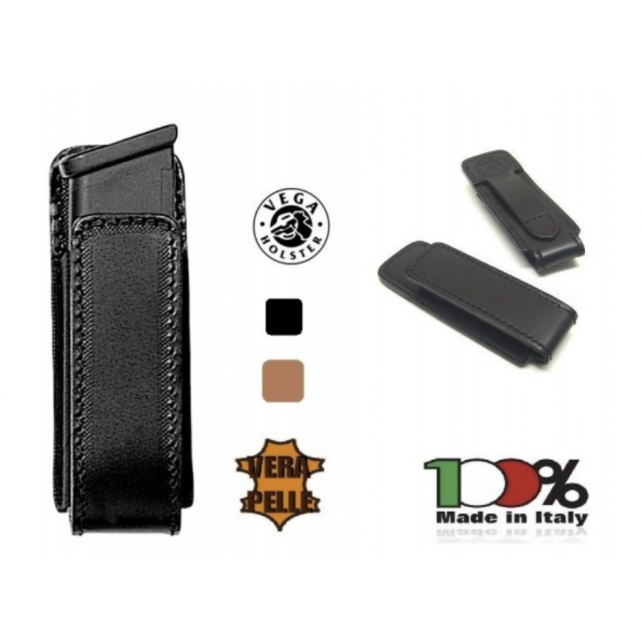 PORTA CARICATORE BIFILARE UNIVERSALE ESTRAZIONE RAPIDA NERO