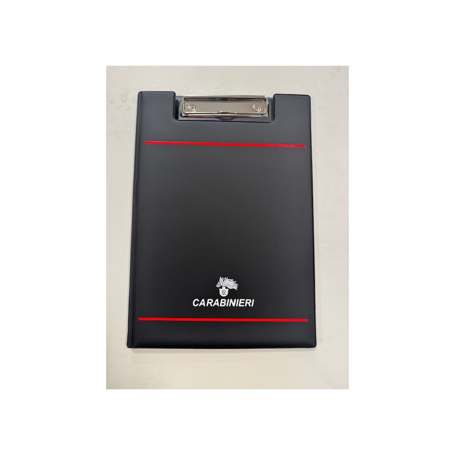 Cartella Pattuglia Porta Block-Notes Verbali Carabinieri 112 Radiomobile