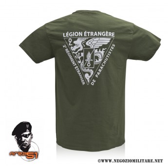 T-shirt del 2º Reggimento Paracadutisti della Legione Straniera