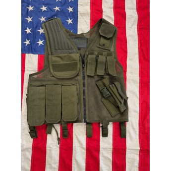 Gilet tattico Tactical Vest Militare Black Hawk Americano verde od
