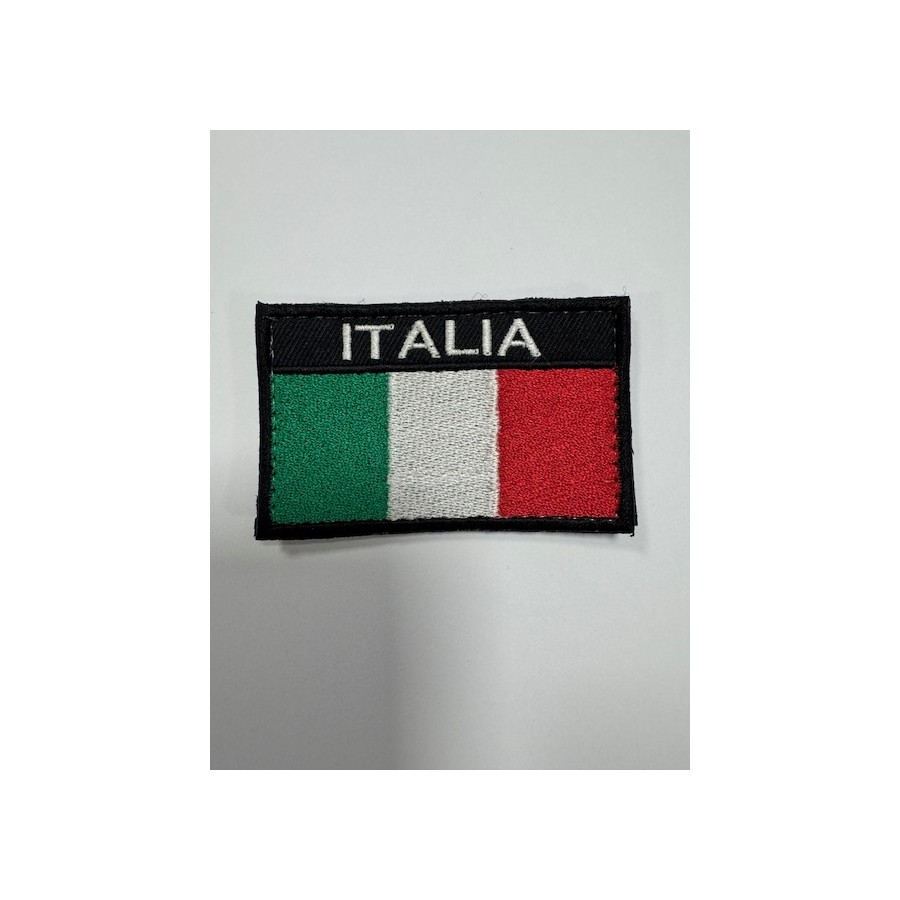 PATCH SCUDETTO BANDIERA MILITARE ITALIA ALTA VISIBILITA'