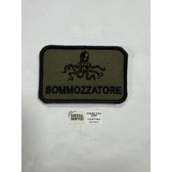 Patch toppa ricamata Militare Brevetto Sommozzatore
