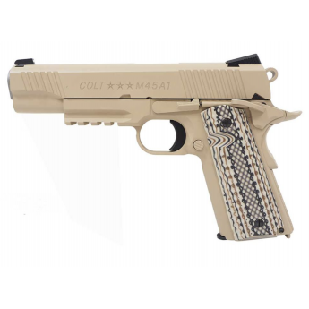 Pistola da soft air A Co2 COLT DESERT M45 A1 (Tan)