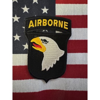 PATCH TOPPA RICAMATA 101 ST AIRBORNE DIVISIONE SCREAMING EAGLE MILITARY