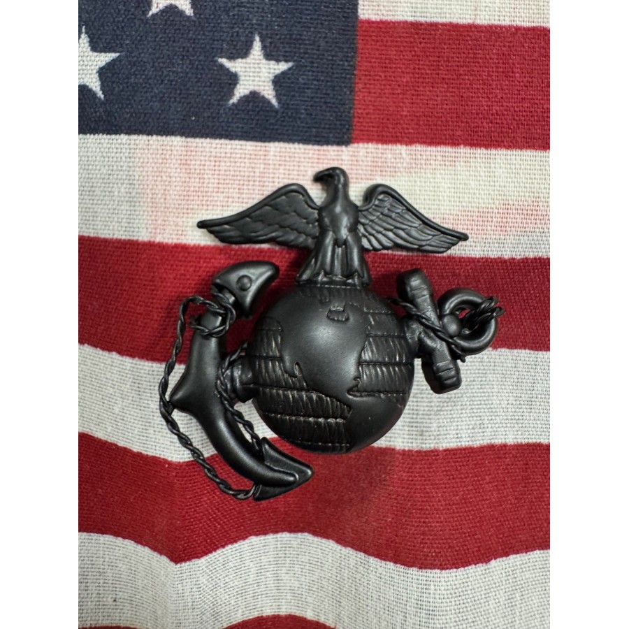 SPILLA FREGIO MILITARE PER CAPPELLO NERO DEI MARINES CORPS DA ISTRUTTORE