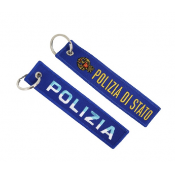 PORTACHIAVI RICAMATO POLIZIA DI STATO ORIGINALE