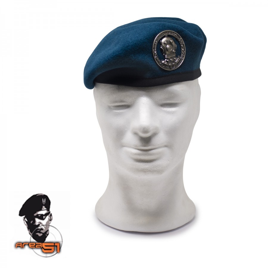 BASCO CON FREGIO DA PALOMBARO DELLA MARINA MILITARE GOS ITALIANA