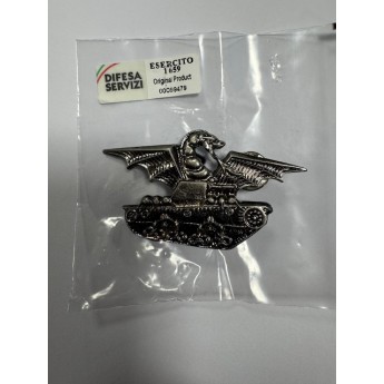 SPILLA PINS DISTINTIVO METALLO CARRISTI CON DRAGO ESERCITO ITALIANO