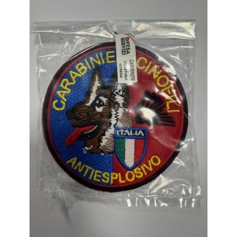 Patch Toppa ricamata Cinofili Antiesplosivo Carabinieri  da tuta op