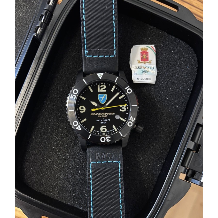 OROLOGIO MILITARE PARACADUTISTI NEMBO DELLA  FOLGORE QUARZO PVD